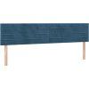 Box spring postel s matrací 120x190 cm samet [3270005] (Barva Tmavě moddrá)