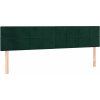Box spring postel s matrací 120x190 cm samet [3270005] (Barva Tmavě moddrá)