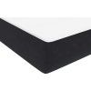 Box spring postel s matrací 80x210 cm samet [3316378] (Barva Tmavě šedá)