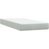 Box spring postel s matrací 80x210 cm samet [3316378] (Barva Tmavě šedá)