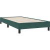 Box spring postel s matrací 80x210 cm samet [3316378] (Barva Tmavě šedá)