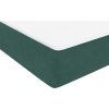 Box spring postel s matrací 80x210 cm samet [3316378] (Barva Tmavě šedá)