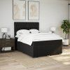 Box spring postel s matrací 140x190 cm textil [3293970] (Barva Světle šedá)