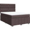 Box spring postel s matrací 140x190 cm textil [3293970] (Barva Světle šedá)