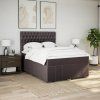Box spring postel s matrací 140x190 cm textil [3293970] (Barva Světle šedá)