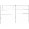 Kovové čelo postele 160 cm [372361] (Barva Bílá)
