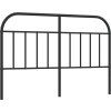 Kovové čelo postele 140 cm [353668] (Barva Černá)