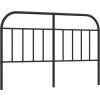 Kovové čelo postele 140 cm [353668] (Barva Černá)