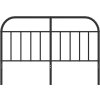 Kovové čelo postele 140 cm [353668] (Barva Černá)