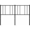 Kovové náhradní čelo postele 150 cm [352514] (Barva Černá)