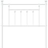 Kovové náhradní čelo postele 80 cm [353613] (Barva Bílá)