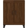Skříň highboard 69,5 x 34 x 180 cm kompozitní dřevo [3198365] (Barva Betonová šedá)