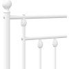 Kovové náhradní čelo postele 75 cm [353563] (Barva Černá)