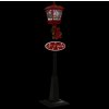 Vánoční pouliční lampa se Santou 180 cm LED [331476] (Barva Bílá)