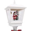 Vánoční pouliční lampa se Santou 180 cm LED [331476] (Barva Bílá)