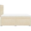 Box spring postel s matrací 120x190 cm textil [3292732] (Barva Krémová)