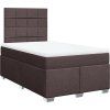 Box spring postel s matrací 120x190 cm textil [3292732] (Barva Krémová)