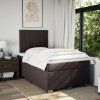 Box spring postel s matrací 120x190 cm textil [3292732] (Barva Krémová)