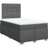 Box spring postel s matrací 120x190 cm textil [3292732] (Barva Krémová)