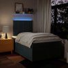 Box spring postel s matrací 120x190 cm textil [3292732] (Barva Krémová)