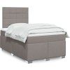 Box spring postel s matrací 120x190 cm textil [3292732] (Barva Krémová)