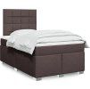 Box spring postel s matrací 120x190 cm textil [3292732] (Barva Krémová)