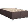 Box spring postel s matrací 120x190 cm textil [3290425] (Barva Krémová)