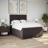 Box spring postel s matrací 140x190 cm textil [3291657] (Barva Tmavě šedá)