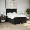Box spring postel s matrací 140x190 cm textil [3291657] (Barva Tmavě šedá)