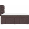 Box spring postel s matrací 140x190 cm textil [3291681] (Barva Taupe)