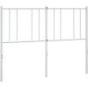 Kovové čelo postele 140 cm [352562] (Barva Bílá)