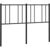 Kovové čelo postele 140 cm [352562] (Barva Bílá)