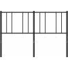 Kovové čelo postele 140 cm [352562] (Barva Bílá)