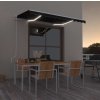 Automatická markýza LED a senzor větru 350x250 cm [3068894] (Barva Antracitová)