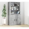 Skříň highboard kompozit [3185363] (Barva Betonová šedá)