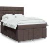 Box spring postel s matrací 140x190 cm textil [3291669] (Barva Modrá)