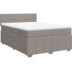 Box spring postel s matrací 140x190 cm textil [3289369] (Barva Modrá)