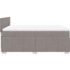 Box spring postel s matrací 140x190 cm textil [3289369] (Barva Modrá)