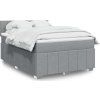 Box spring postel s matrací 140x190 cm textil [3289369] (Barva Modrá)
