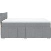 Box spring postel s matrací 140x190 cm textil [3289369] (Barva Modrá)