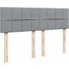 Box spring postel s matrací 140x190 cm textil [3289369] (Barva Modrá)