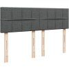 Box spring postel s matrací 140x190 cm textil [3289369] (Barva Modrá)