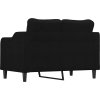 2místná pohovka 140 cm textil [359355] (Barva Černá)