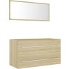 2dílná koupelnová sestava kompozitní dřevo [804848] (Barva dub sonoma)