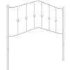 Kovové náhradní čelo postele 90 cm [373866] (Barva Bílá)