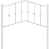Kovové náhradní čelo postele 90 cm [373866] (Barva Bílá)
