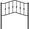 Kovové náhradní čelo postele 90 cm [373866] (Barva Bílá)