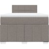 Box spring postel s matrací 120x190 cm textil [3287011] (Barva Taupe)