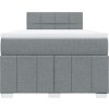 Box spring postel s matrací 120x190 cm textil [3287011] (Barva Taupe)