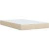 Box spring postel s matrací 120x190 cm textil [3291619] (Barva Krémová)